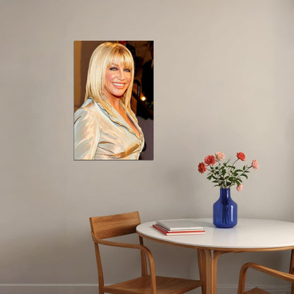 Suzanne Somers Singer Artist Movie Actress Poster Wall Art Print Home Wall Decor - xonomax
