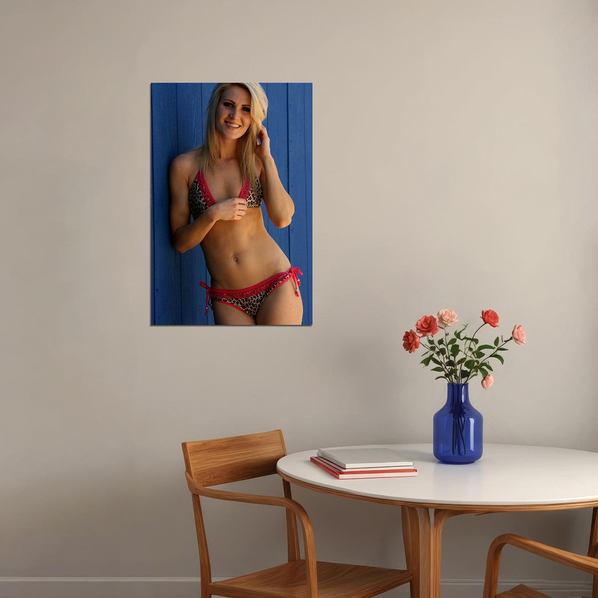 Fan Club Of America Sherry Sexy Female Model Poster Wall Art Print Home Wall Decor - xonomax