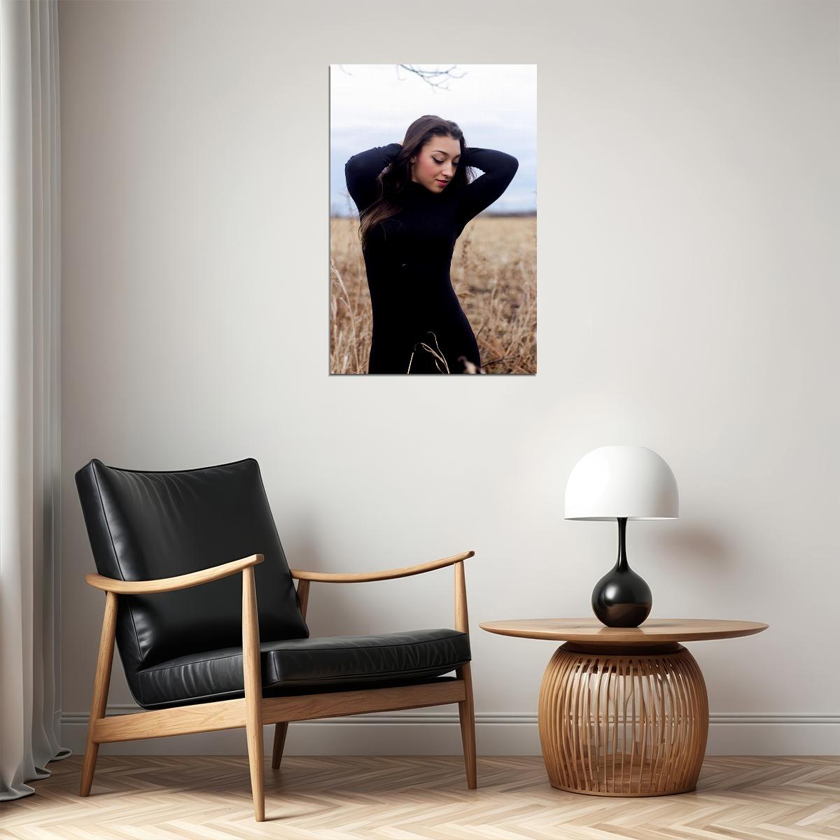 The New Navy Carole Casey Female Model Nature Poster Wall Art Print Home Wall Decor - xonomax