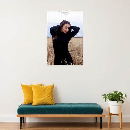 The New Navy Carole Casey Female Model Nature Poster Wall Art Print Home Wall Decor - xonomax