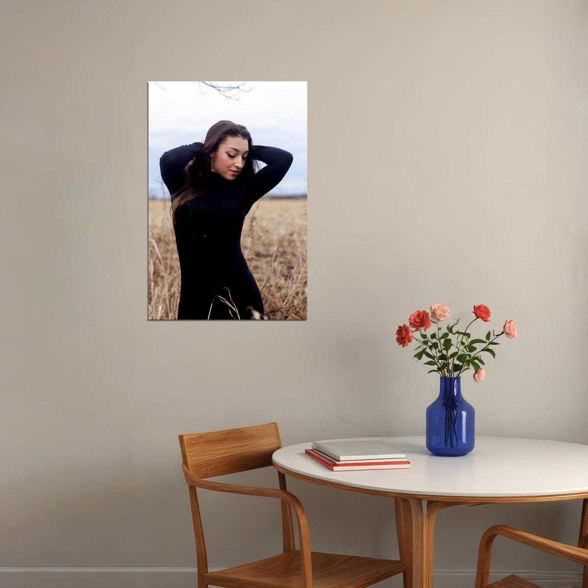 The New Navy Carole Casey Female Model Nature Poster Wall Art Print Home Wall Decor - xonomax