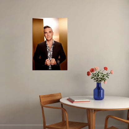 Robbie Williams Artist Celebrity Musician Picture Poster Wall Art Print Home Wall Decor - xonomax