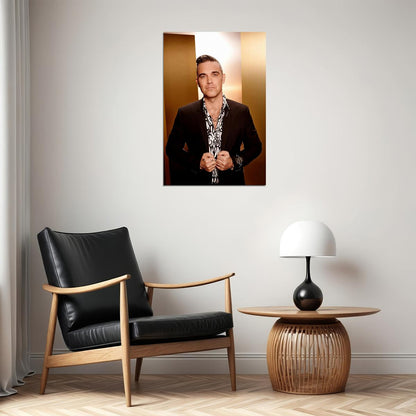 Robbie Williams Artist Celebrity Musician Picture Poster Wall Art Print Home Wall Decor - xonomax