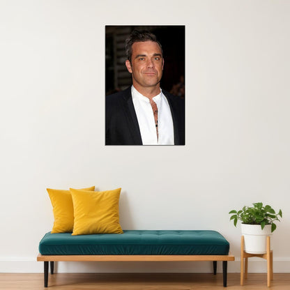 Robbie Williams Celebrity Pianist Songwriter Picture Poster Wall Art Print Home Wall Decor - xonomax