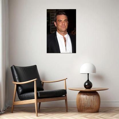 Robbie Williams Celebrity Pianist Songwriter Picture Poster Wall Art Print Home Wall Decor - xonomax