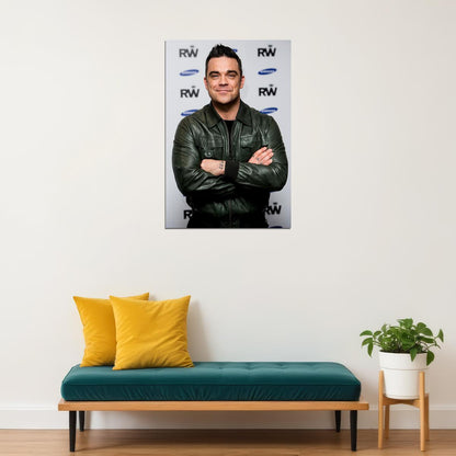 Robbie Williams Pianist Producer Picture Poster Wall Art Print Home Wall Decor - xonomax