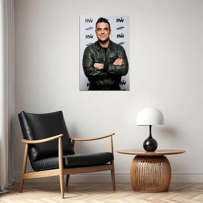 Robbie Williams Pianist Producer Picture Poster Wall Art Print Home Wall Decor - xonomax