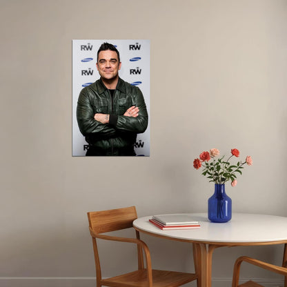 Robbie Williams Pianist Producer Picture Poster Wall Art Print Home Wall Decor - xonomax