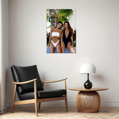 Make It A Double Two Sexy Females Models Poster Wall Art Print Home Wall Decor - xonomax