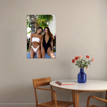 Make It A Double Two Sexy Females Models Poster Wall Art Print Home Wall Decor - xonomax