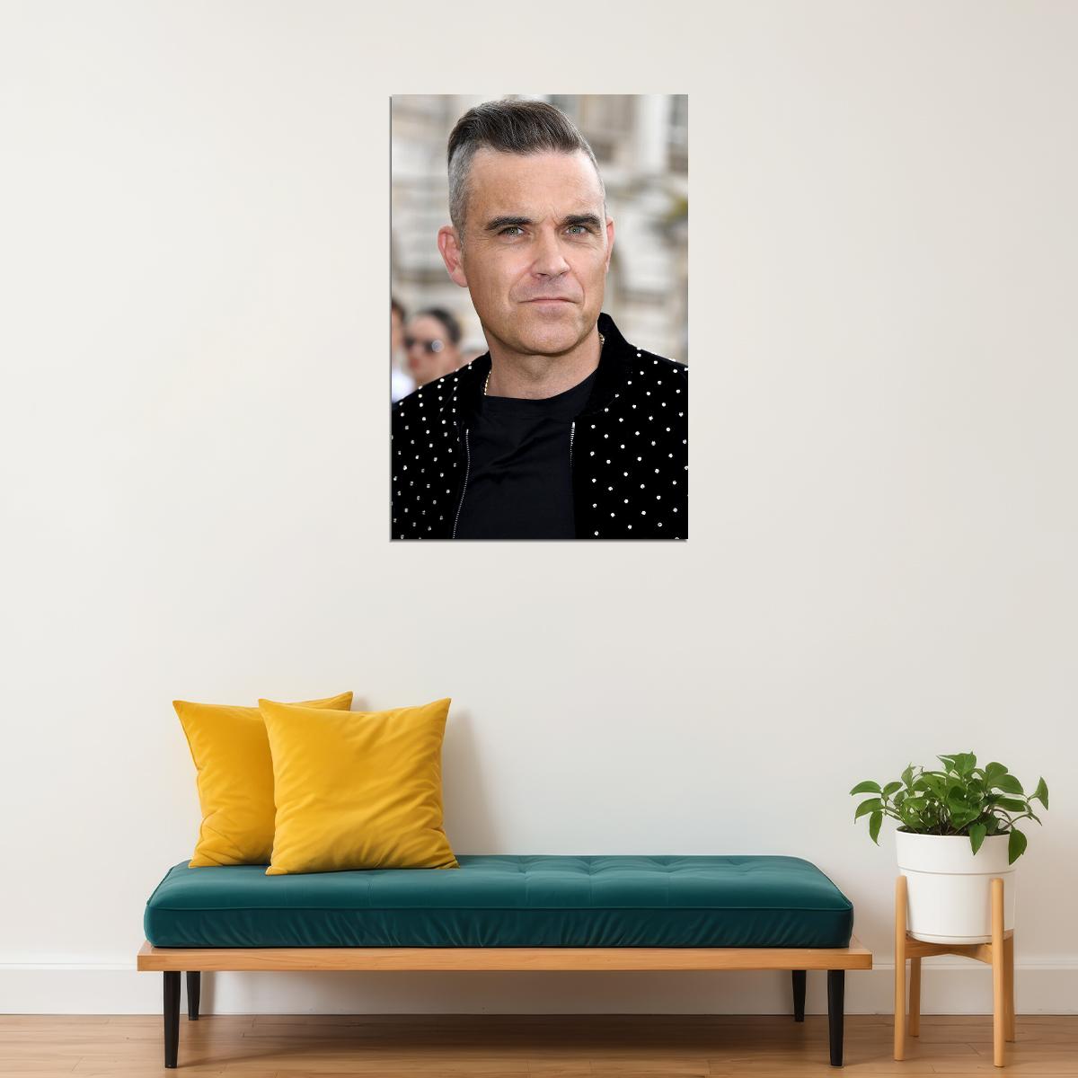 Robbie Williams Producer Songwriter Poster Wall Art Print Home Wall Decor - xonomax