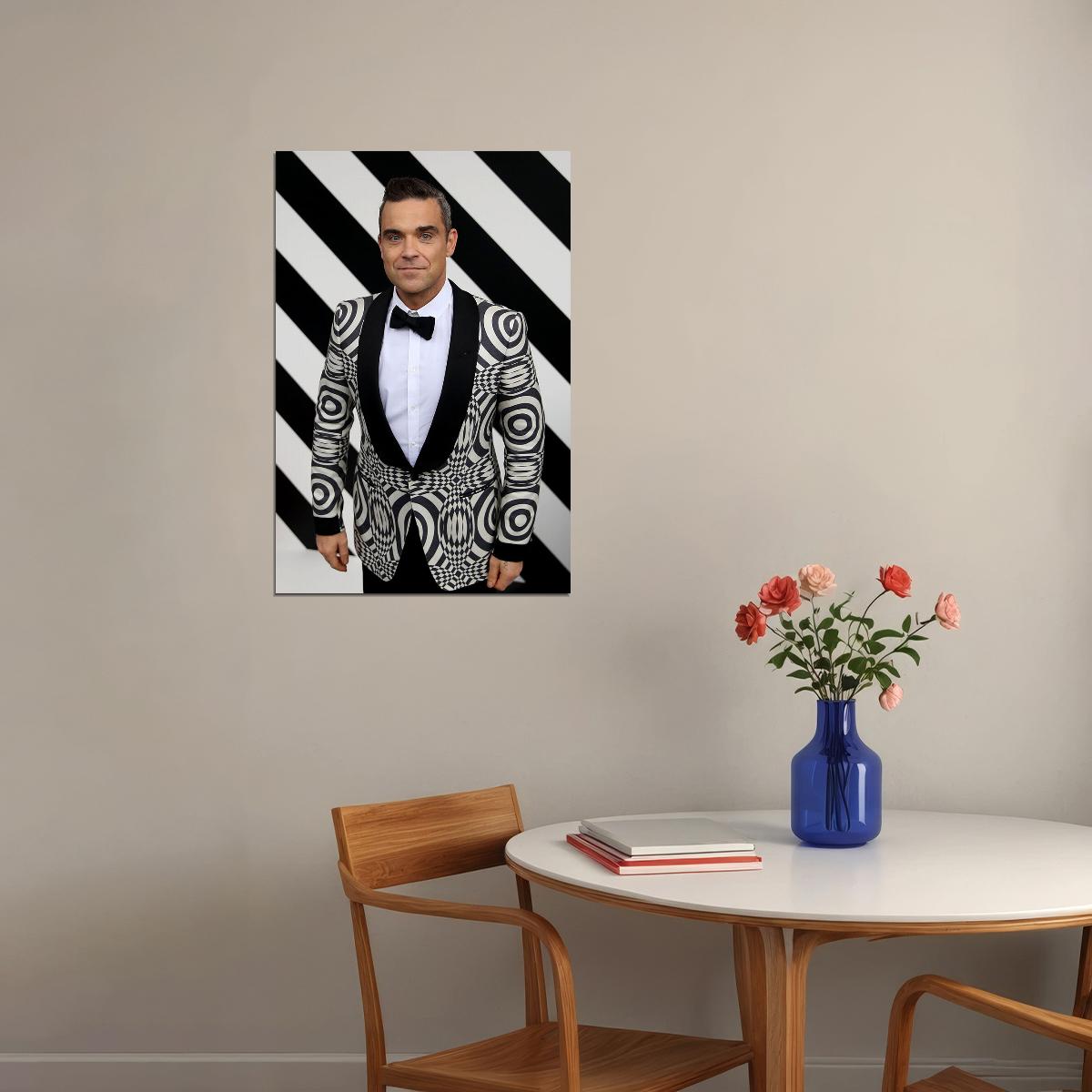 Robbie Williams Songwriter Producer Poster Wall Art Print Home Wall Decor - xonomax
