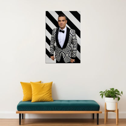 Robbie Williams Songwriter Producer Poster Wall Art Print Home Wall Decor - xonomax