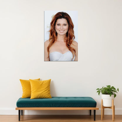 Shania Twain Celebrity Songwriter And Musician Poster Wall Art Print Home Wall Decor - xonomax