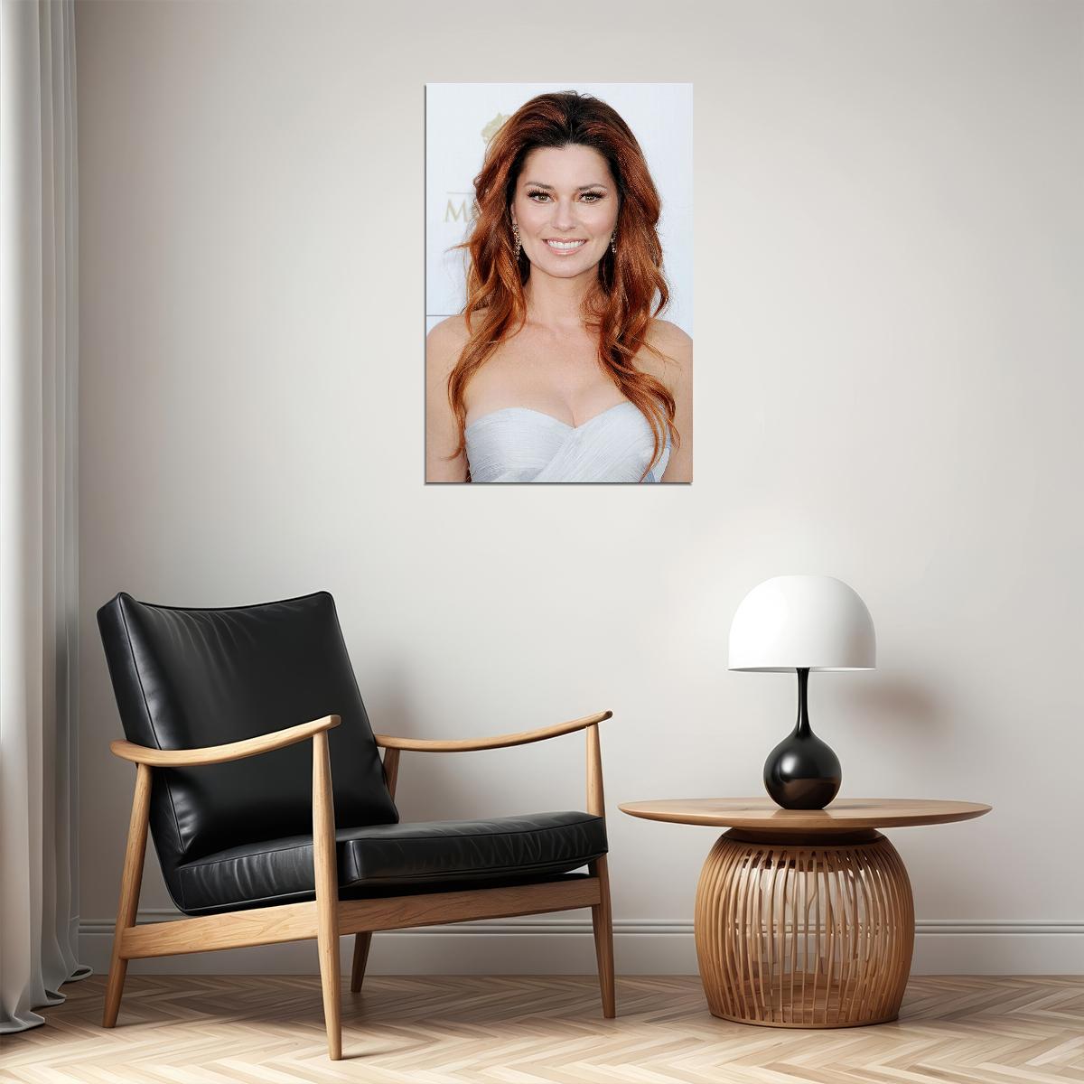 Shania Twain Celebrity Songwriter And Musician Poster Wall Art Print Home Wall Decor - xonomax