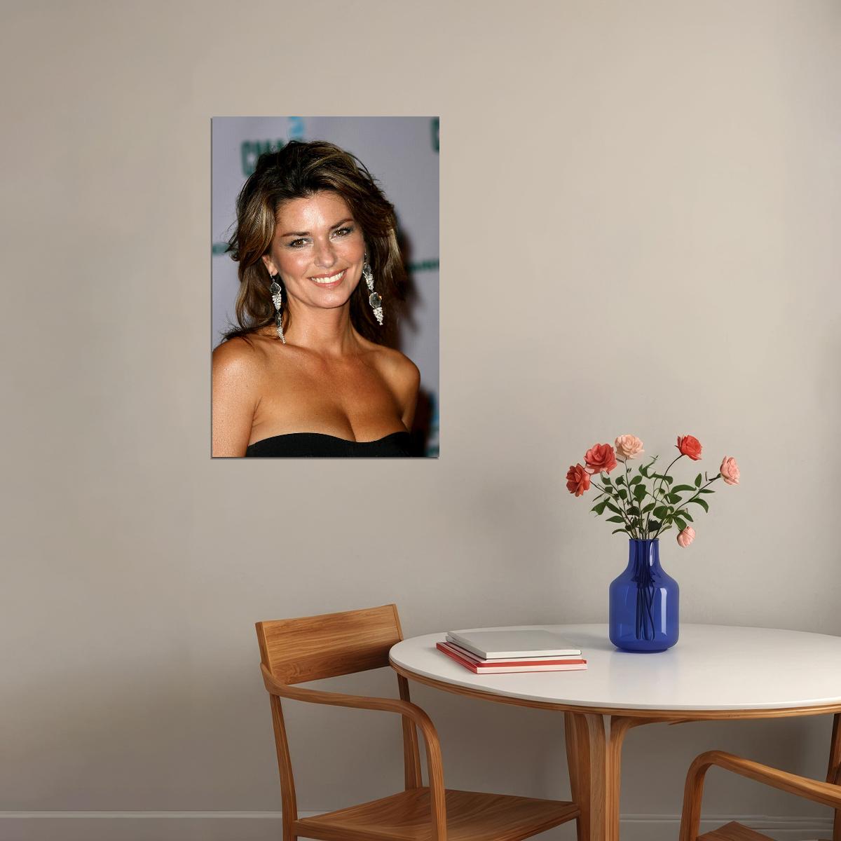 Shania Twain Songwriter Musician Singer Poster Wall Art Print Home Wall Decor - xonomax