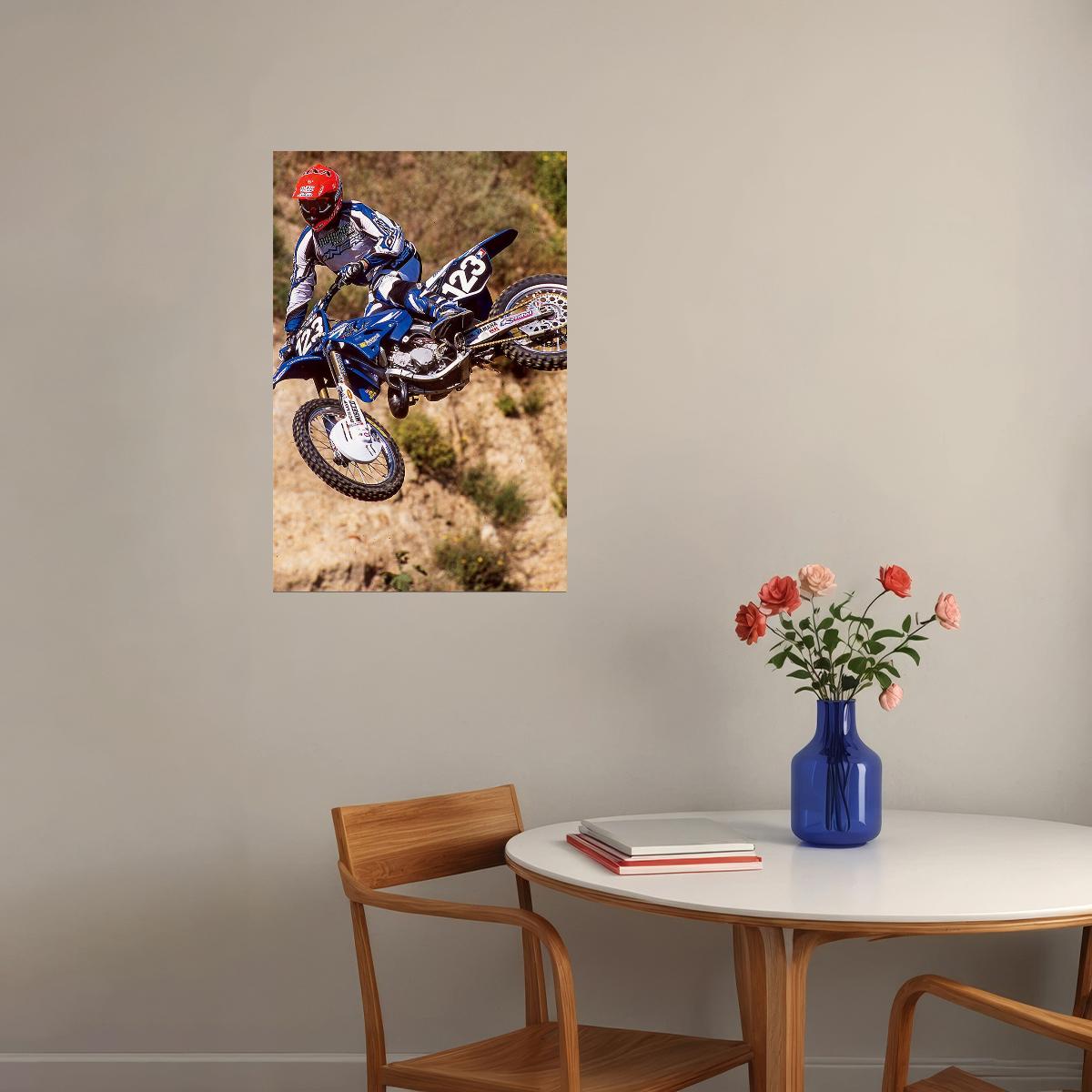 Sports Motocross Flying Tigers Extreme Sports Poster Wall Art Print Home Wall Decor - xonomax