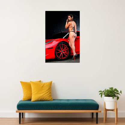 The Real Reason For Racing Sexy Model Picture Poster Wall Art Print Home Wall Decor - xonomax