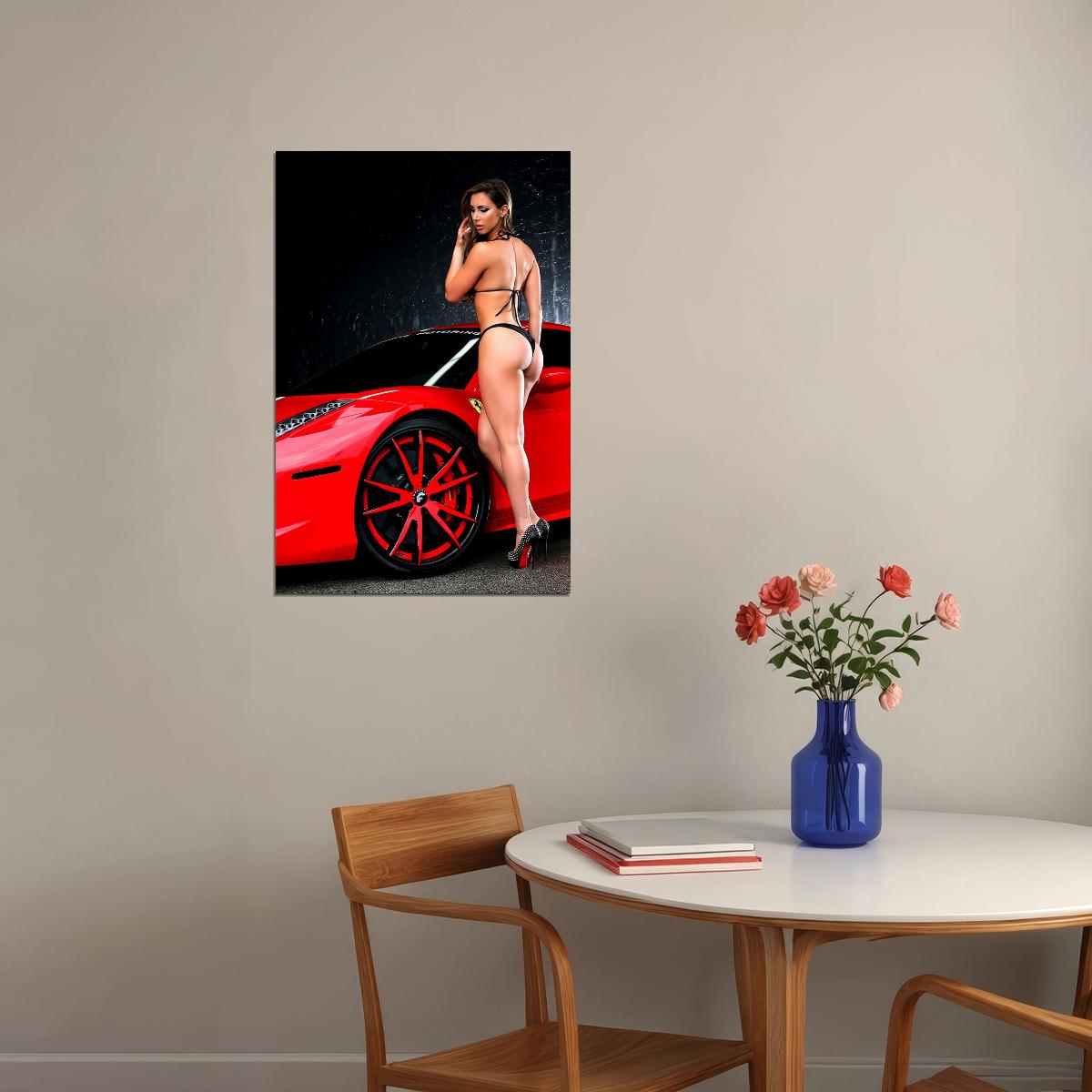 The Real Reason For Racing Sexy Model Picture Poster Wall Art Print Home Wall Decor - xonomax