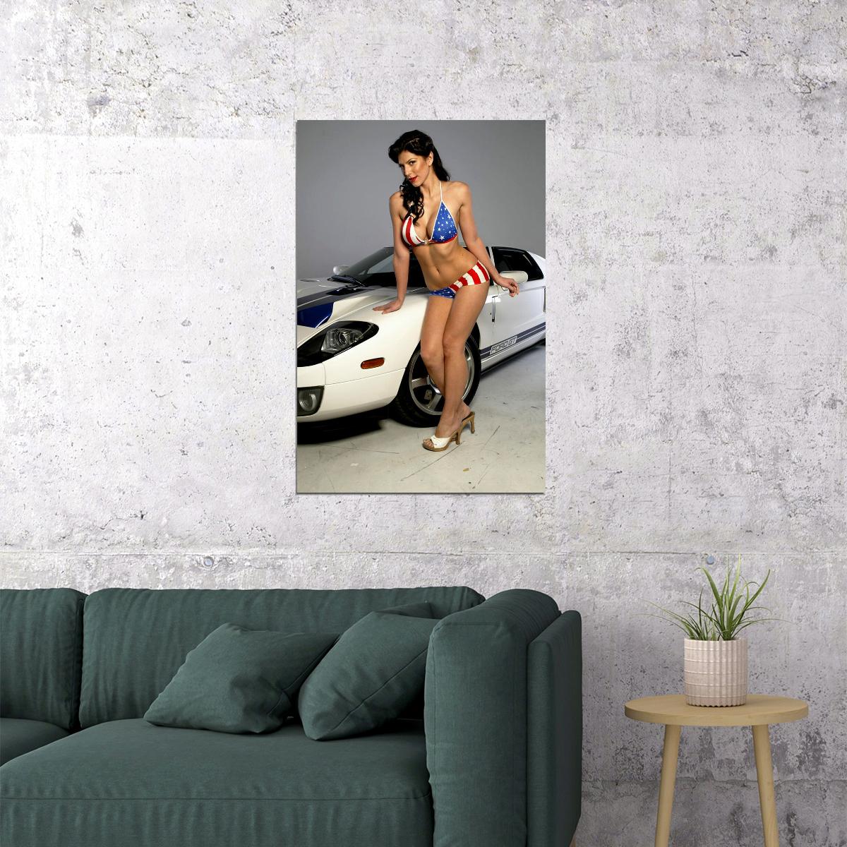 The Real Reason For Racing Sexy Model Fashion Poster Wall Art Print Home Wall Decor - xonomax