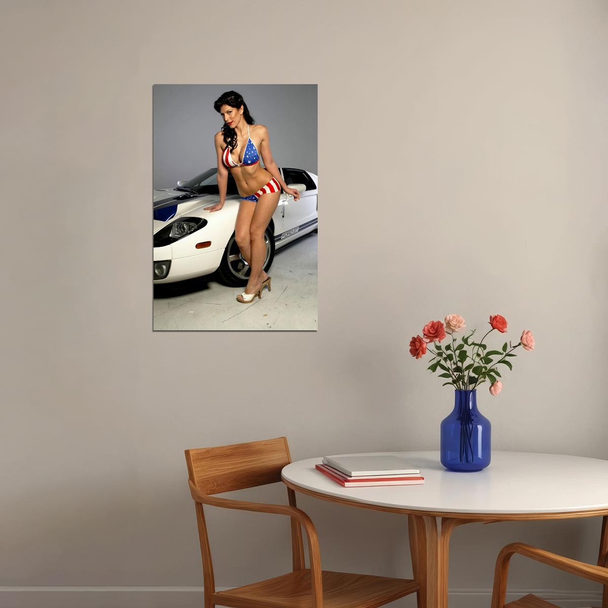 The Real Reason For Racing Sexy Model Fashion Poster Wall Art Print Home Wall Decor - xonomax