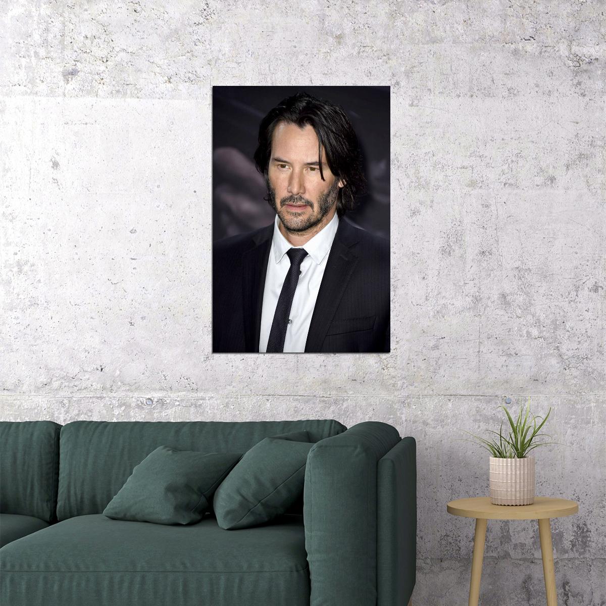 Keanu Reeves Canadian Artist Director Producer Poster Wall Art Print Home Wall Decor - xonomax