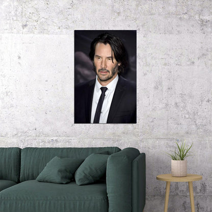Keanu Reeves Canadian Artist Director Producer Poster Wall Art Print Home Wall Decor - xonomax