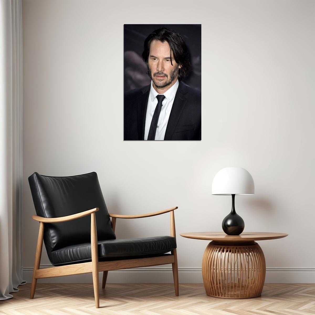 Keanu Reeves Canadian Artist Director Producer Poster Wall Art Print Home Wall Decor - xonomax