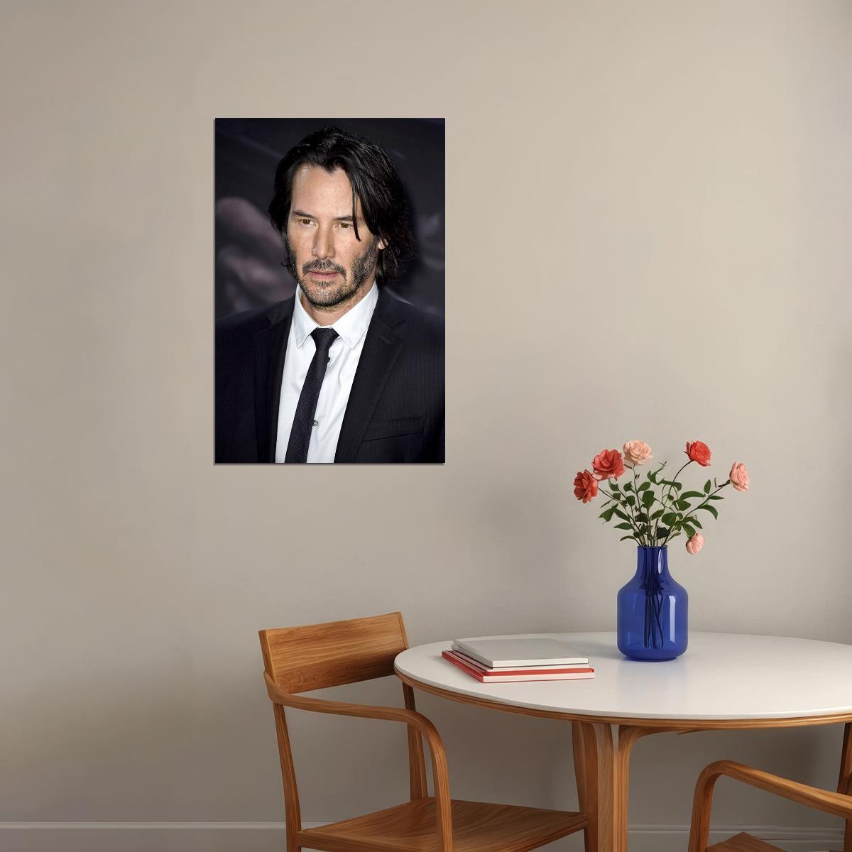 Keanu Reeves Canadian Artist Director Producer Poster Wall Art Print Home Wall Decor - xonomax