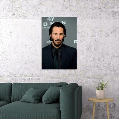 Keanu Reeves Celebrity Actor And Director Poster Wall Art Print Home Wall Decor - xonomax