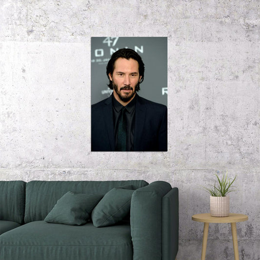 Keanu Reeves Celebrity Actor And Director Poster Wall Art Print Home Wall Decor - xonomax
