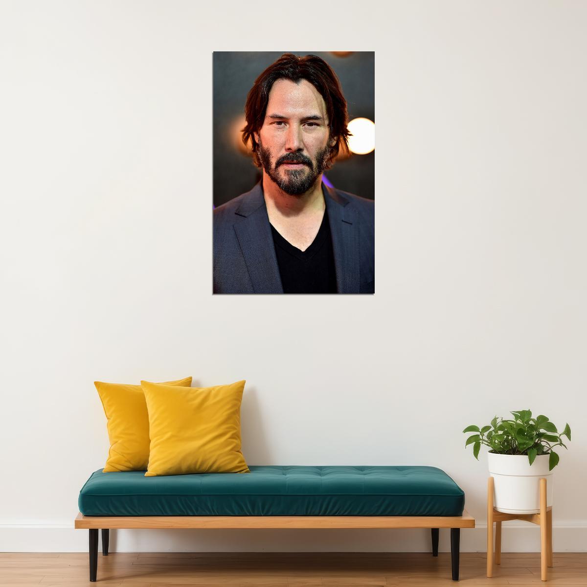 Keanu Reeves Director Artist Actor Producer Poster Wall Art Print Home Wall Decor - xonomax