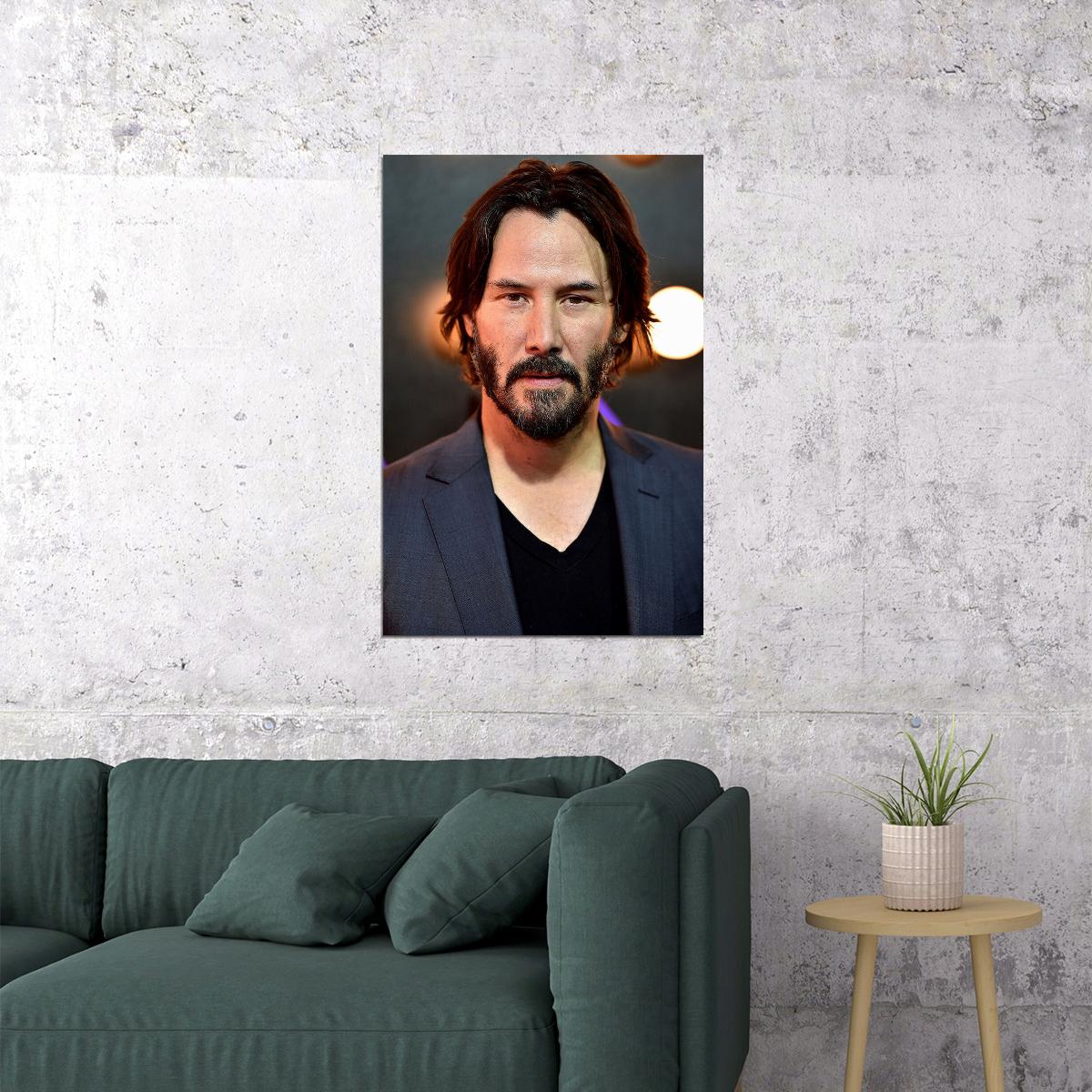 Keanu Reeves Director Artist Actor Producer Poster Wall Art Print Home Wall Decor - xonomax