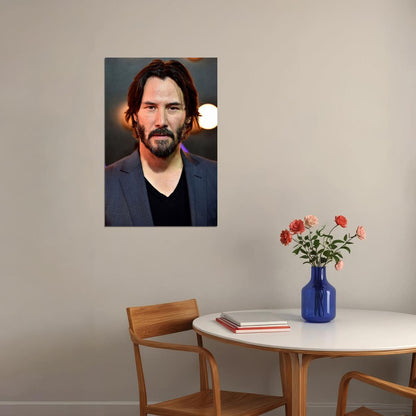 Keanu Reeves Director Artist Actor Producer Poster Wall Art Print Home Wall Decor - xonomax