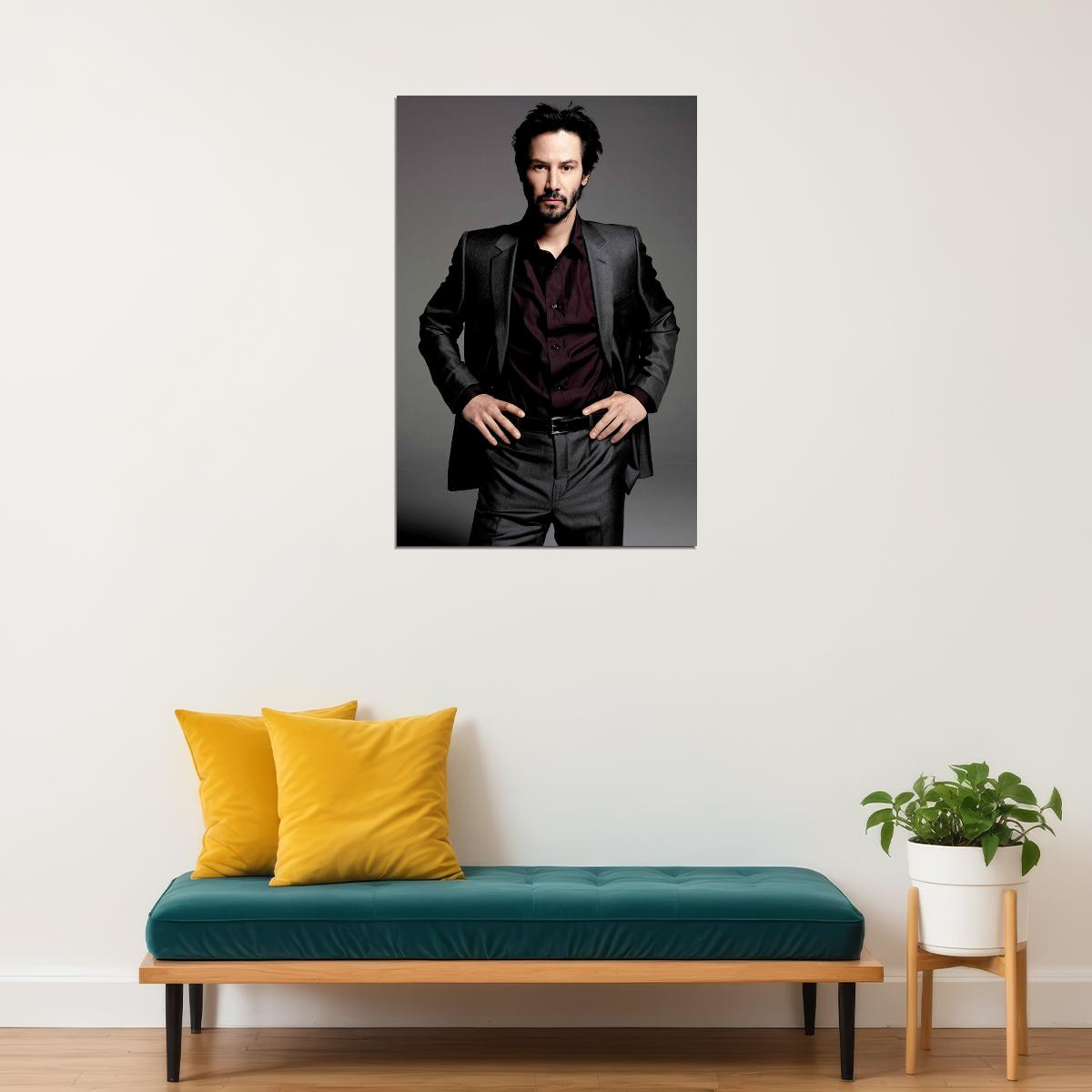 Keanu Reeves Great Movie Artist Actor Musician Poster Wall Art Print Home Wall Decor - xonomax