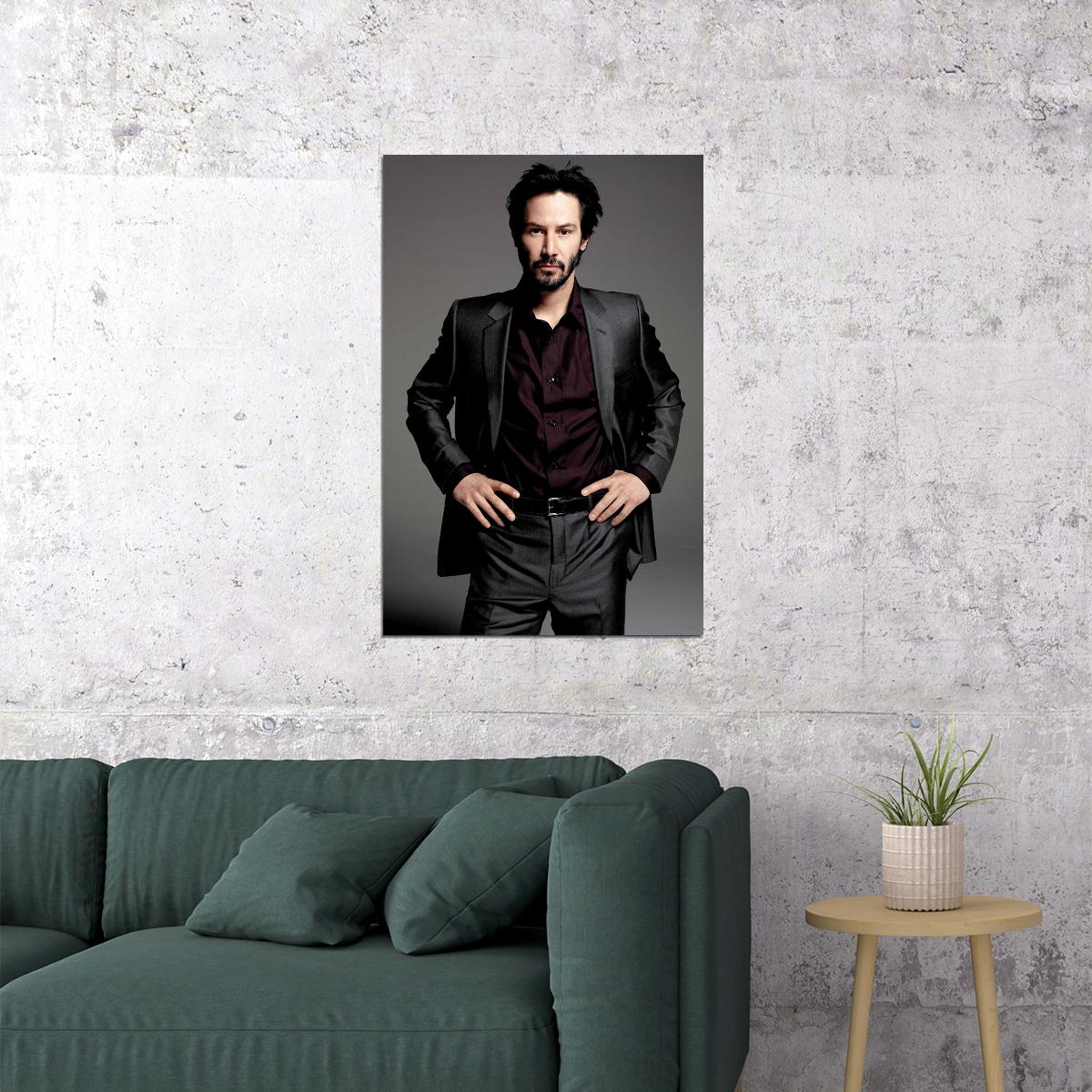 Keanu Reeves Great Movie Artist Actor Musician Poster Wall Art Print Home Wall Decor - xonomax