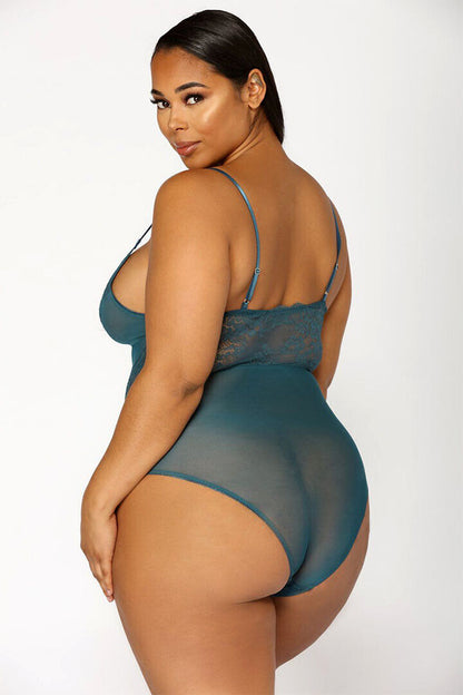 Think Big Sexy Female Model Green Underwear Poster Wall Art Print Home Wall Decor - xonomax