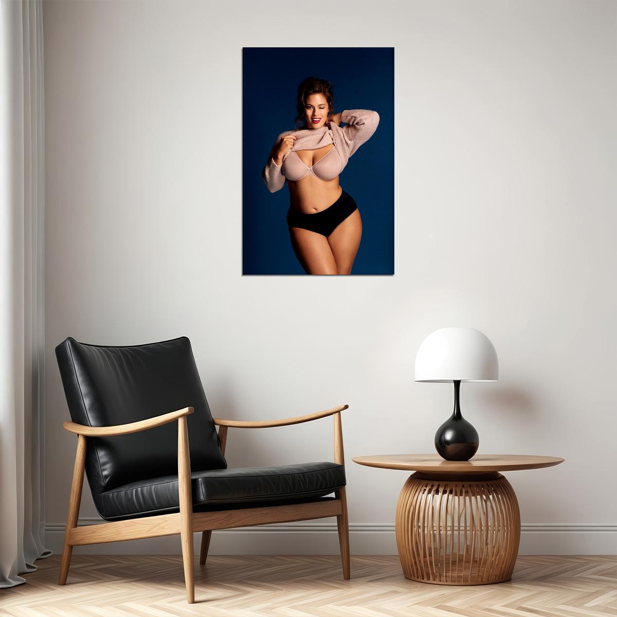 Think Big Sexy Female Model Fashion Picture Poster Wall Art Print Home Wall Decor - xonomax