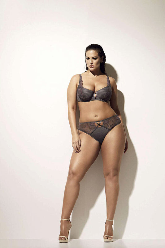 Think Big Sexy Female Model Brown Underwear Poster Wall Art Print Home Wall Decor - xonomax
