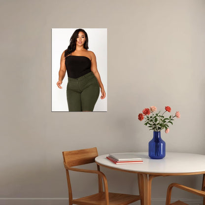 Think Big Sexy Female Model Posing Picture Poster Wall Art Print Home Wall Decor - xonomax