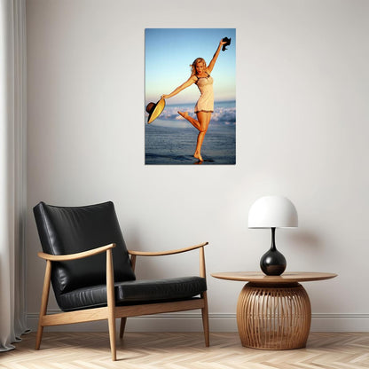 Jenny Mccarthy Surfin' Safari Sea Picture Poster Wall Art Print Home Wall Decor - xonomax