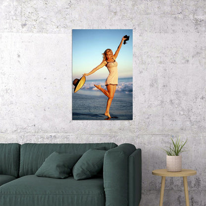 Jenny Mccarthy Surfin' Safari Sea Picture Poster Wall Art Print Home Wall Decor - xonomax