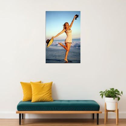 Jenny Mccarthy Surfin' Safari Sea Picture Poster Wall Art Print Home Wall Decor - xonomax
