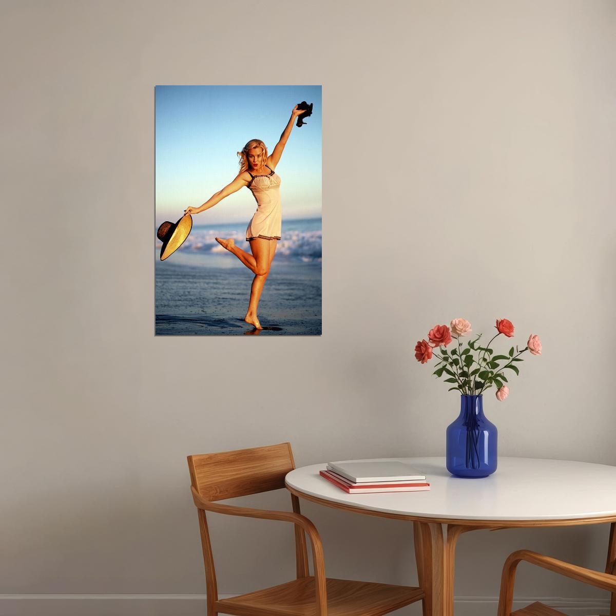 Jenny Mccarthy Surfin' Safari Sea Picture Poster Wall Art Print Home Wall Decor - xonomax