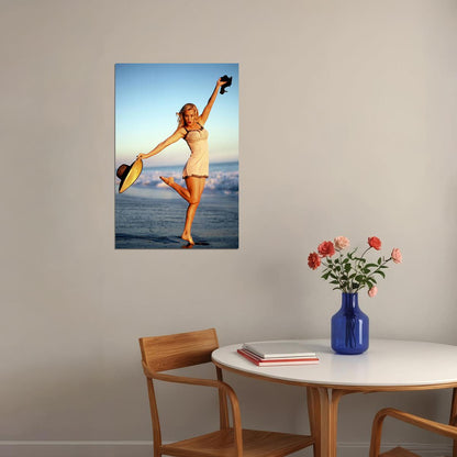 Jenny Mccarthy Surfin' Safari Sea Picture Poster Wall Art Print Home Wall Decor - xonomax