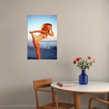 Jenny Mccarthy Surfin' Safari Poster Wall Art Print Home Wall Decor - xonomax