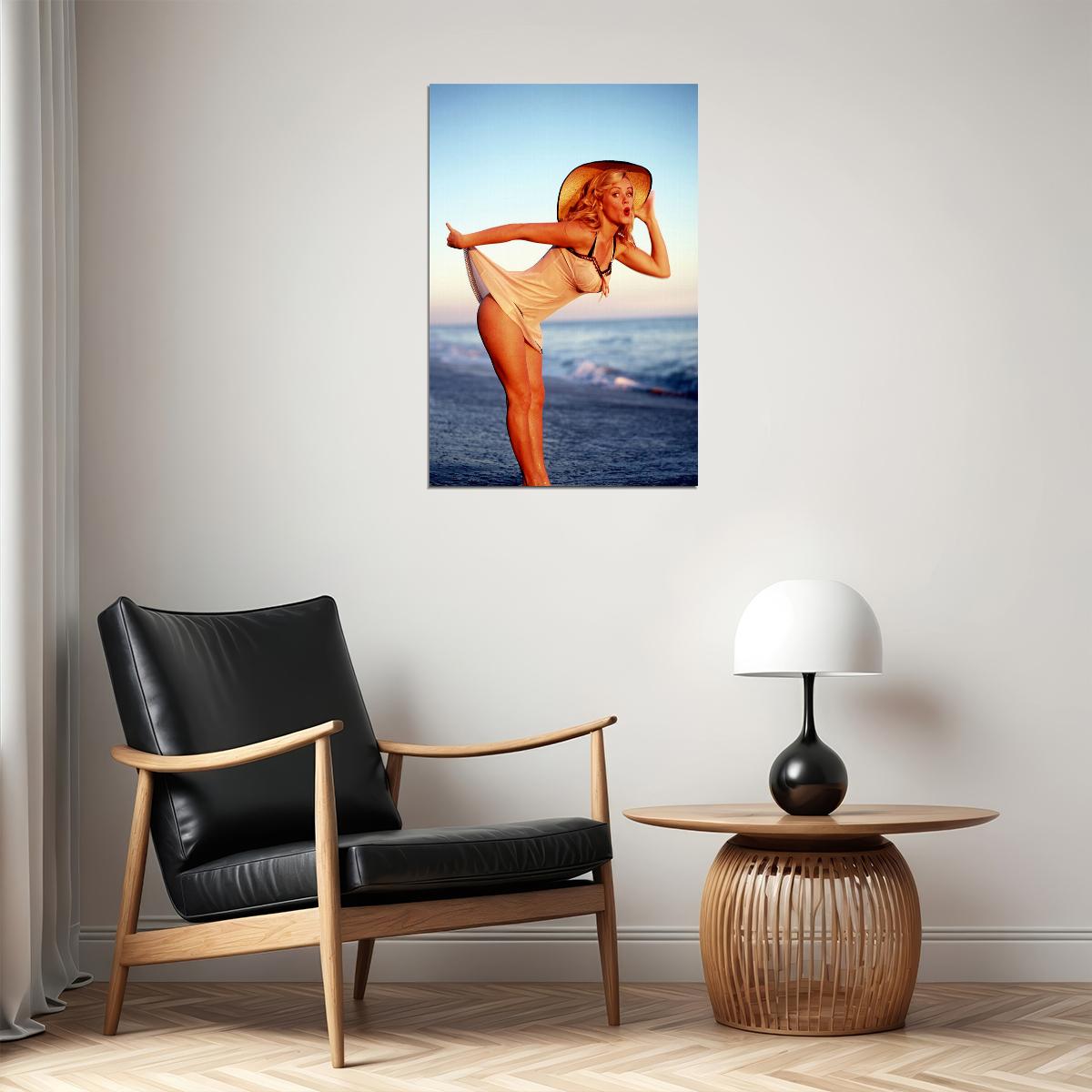 Jenny Mccarthy Surfin' Safari Poster Wall Art Print Home Wall Decor - xonomax