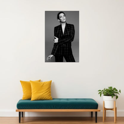 Liv Tyler Sexy Female Model Black And White Photo Poster Wall Art Print Home Wall Decor - xonomax