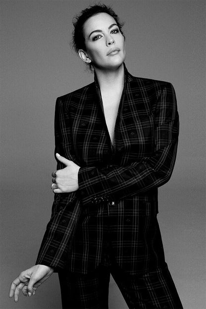 Liv Tyler Sexy Female Model Black And White Photo Poster Wall Art Print Home Wall Decor - xonomax