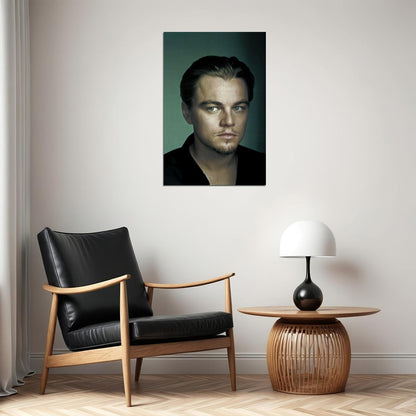 Actor Producer Leonardo Dicaprio In Black Jacket Poster Wall Art Print Home Wall Decor - xonomax